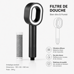 Pommeau de douche filtrant Charbon actif ACF
